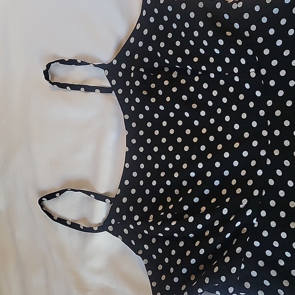 Forever 21 Women's Black and White Polka Dot Dress, Size: XL, NWT - Picture 2 of 13